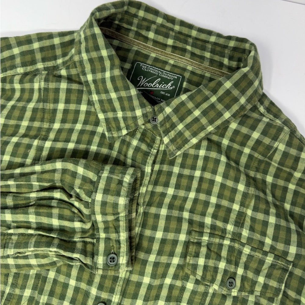 Woolrich Long Sleeve Button Down Flannel Women’s Sz XL.
